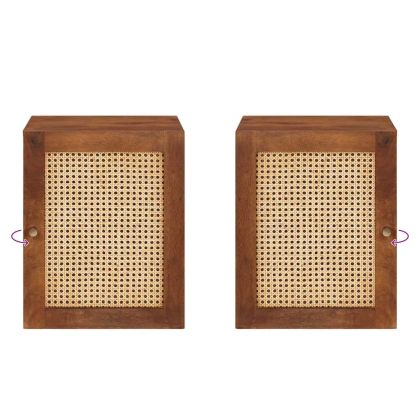 Шкаф за баня с рафт Кафяво 38 x 33,5 x 48 см Инженерно дърво