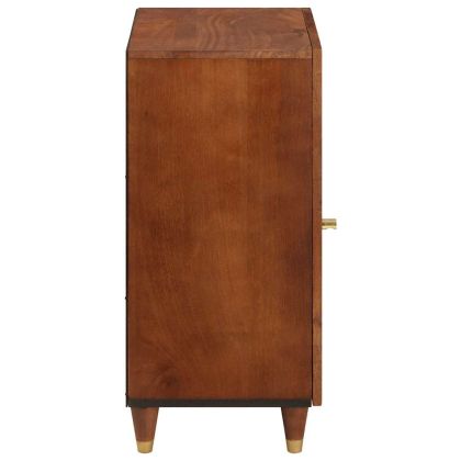 Служебен шкаф Кафяво 40 x 33,5 x 75 см Солидно мангово дърво