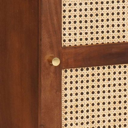 Служебен шкаф Кафяво 40 x 33,5 x 75 см Солидно мангово дърво