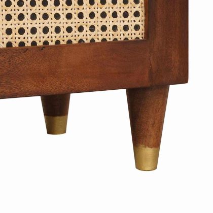 Служебен шкаф Кафяво 40 x 33,5 x 75 см Солидно мангово дърво