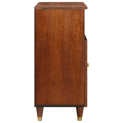 Страничен шкаф Кафяво 60 x 33,5 x 75 см Солидно мангово дърво