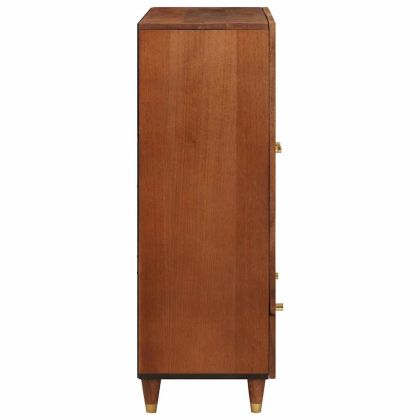 Висок шкаф Кафяво 60 x 33,5 x 100 см Солидно мангово дърво