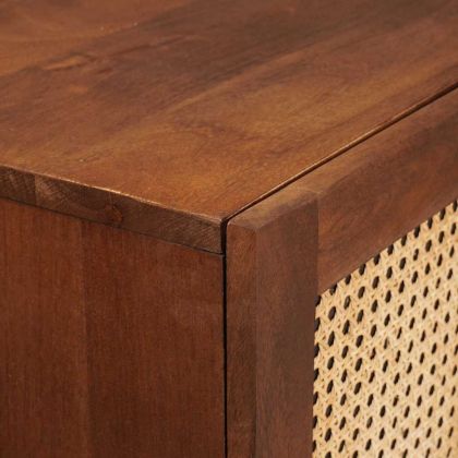 Висок шкаф Кафяво 60 x 33,5 x 100 см Солидно мангово дърво