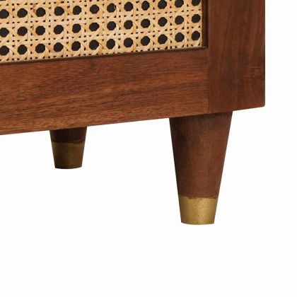 Висок шкаф Кафяво 60 x 33,5 x 100 см Солидно мангово дърво