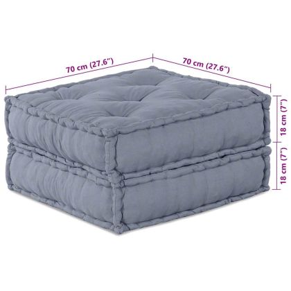 Модулен диван Сив 70 x 70 x 36 см текстил