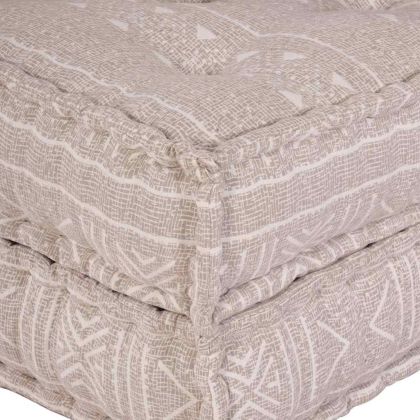 Модулен диван Светло кафяво 70 x 70 x 36 см текстил