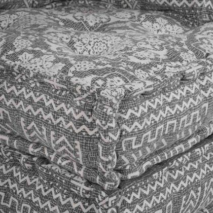 Модулен диван Светлосиво 70 x 70 x 56 см текстил