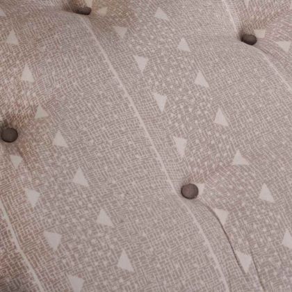 Възглавница за диван Светло кафяво 120 x 80 x 12 cm текстил