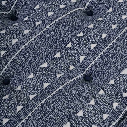 Възглавница за диван Индиго принт 120 x 80 x 12 cm текстил