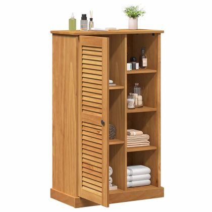 Шкаф за баня VIGO Меденокафяво 67.5 x 34 x 110 см