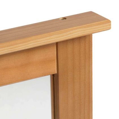 Огледало VIGO Меденокафяво 55.5 x 5 x 70 см Борово дърво масив