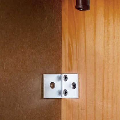 Шкаф за пералня с рафт VIGO Меденокафяво 72.5 x 27 x 161 см