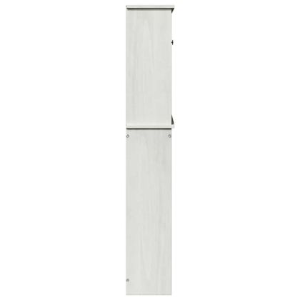 Шкаф за пералня VIGO Бяло 72.5 x 27 x 161 см Борово дърво масив