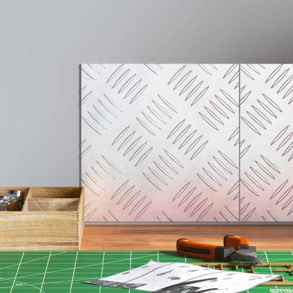 Шахматни плочи 2 pcs Сребрист 20 x 20 cm Алуминий