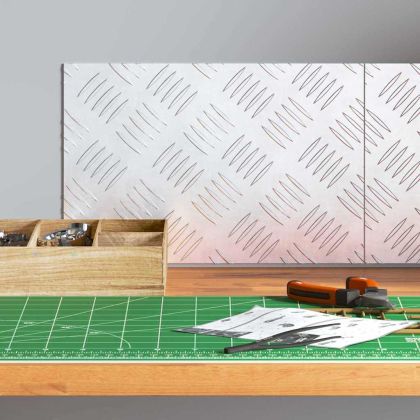 Шахматни плочи 2 pcs Сребрист 30 x 20 cm Алуминий