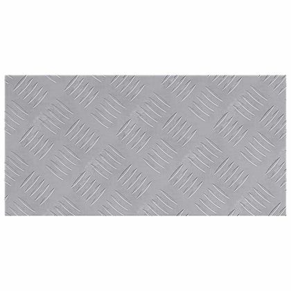 Шахматни плочи 4 pcs Сребрист 50 x 25 cm Алуминий