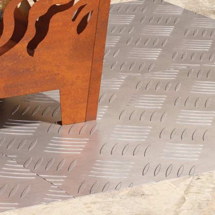 Шахматни плочи 4 pcs Сребрист 60 x 40 cm Алуминий