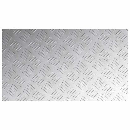 Шахматни плочи 4 pcs Сребрист 70 x 40 cm Алуминий