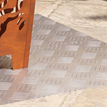 Шахматни плочи 2 pcs Сребрист 100 x 40 cm Алуминий