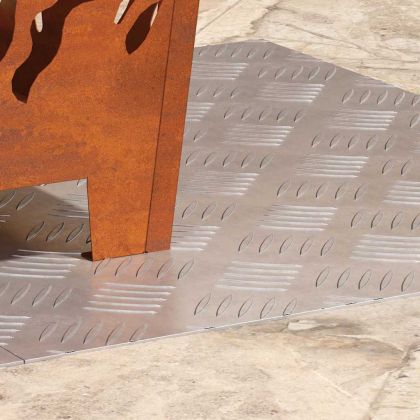 Шахматни плочи 2 pcs Сребрист 60 x 50 cm Алуминий