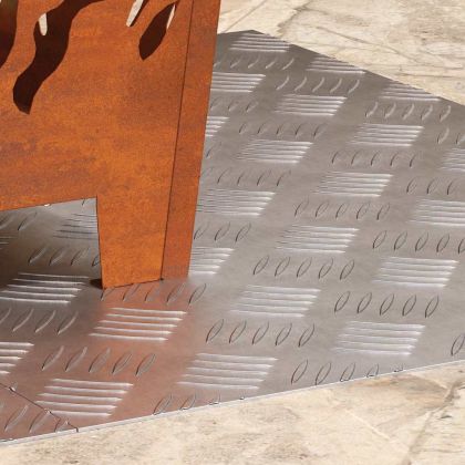 Шахматни плочи 2 pcs Сребрист 70 x 50 cm Алуминий