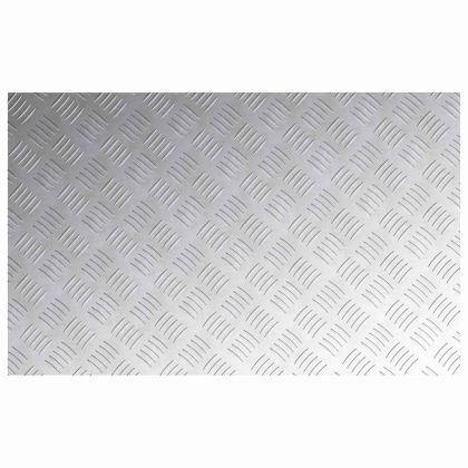 Шахматни плочи 2 pcs Сребрист 80 x 50 cm Алуминий