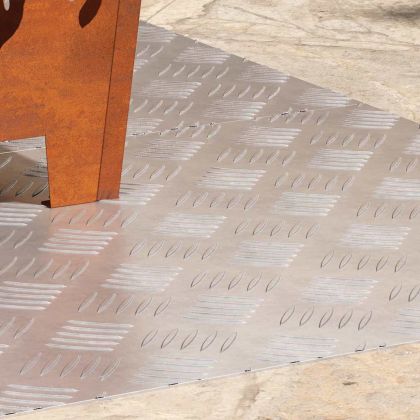 Шахматни плочи 2 pcs Сребрист 90 x 50 cm Алуминий