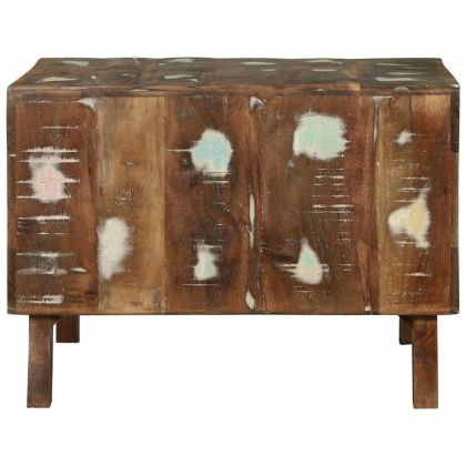 Масичка за кафе 50 x 50 x 35 cm регенерирано дърво масив