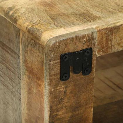 Комплект шкафове за телевизор 3 pcs Масивна дървесина от манго