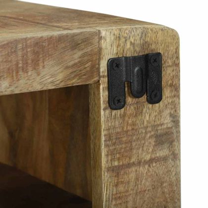 ТВ шкаф Кафяво 60 x 32 x 36 см Масивна дървесина от манго