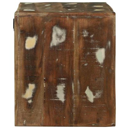 ТВ шкаф с рафт 60 x 32 x 36 см Масивна регенерирана дървесина