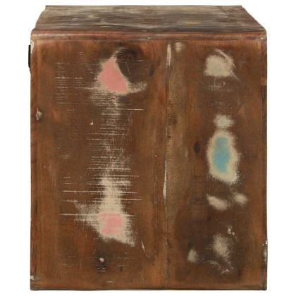 ТВ шкаф с рафт 80 x 32 x 36 см Масивна регенерирана дървесина