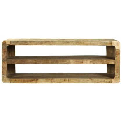 ТВ шкаф Кафяво 100 x 32 x 36 см Масивна дървесина от манго