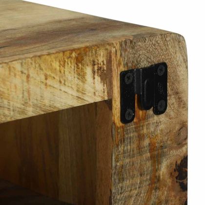 ТВ шкаф Кафяво 100 x 32 x 36 см Масивна дървесина от манго