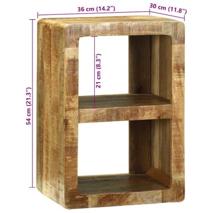 ТВ шкаф Кафяво 36 x 30 x 54 см Масивна дървесина от манго