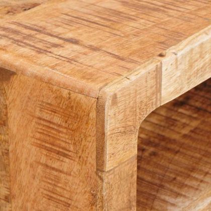 Тоалетка с рафт Кафяво 90 x 76 x 45 см мангово дърво масив