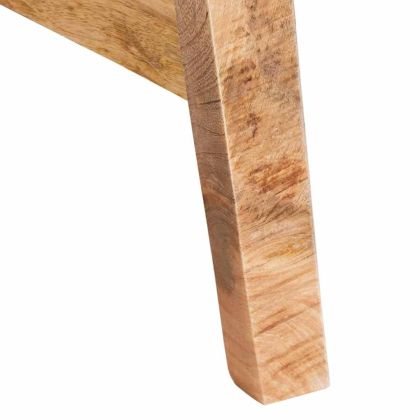 Тоалетка с рафт Кафяво 90 x 76 x 45 см мангово дърво масив