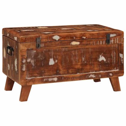 Кутия за съхранение 70 x 35 x 40 см регенерирано дърво масив