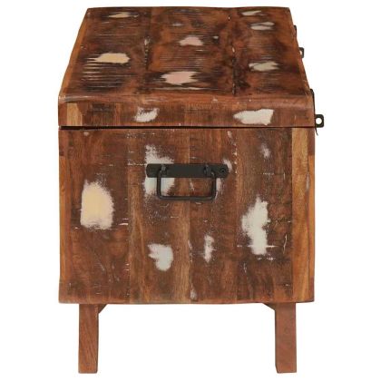 Кутия за съхранение 70 x 35 x 40 см регенерирано дърво масив