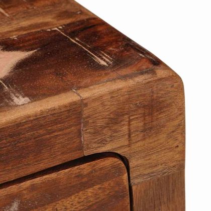 Стенен шкаф за нощно шкафче с рафт Многоцветен 40 x 30 x 36 см