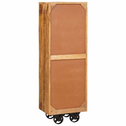 Висок шкаф Кафяво 40 x 30 x 120,5 см мангово дърво масив