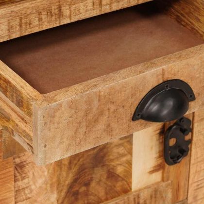 Висок шкаф Кафяво 40 x 30 x 120,5 см мангово дърво масив