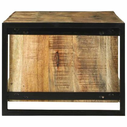 Масичка за кафе Кафяво 120 x 50 x 38 см Солидно мангово дърво