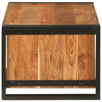 Масичка за кафе Кафяво 90 x 50 x 38 см Солидно акациево дърво