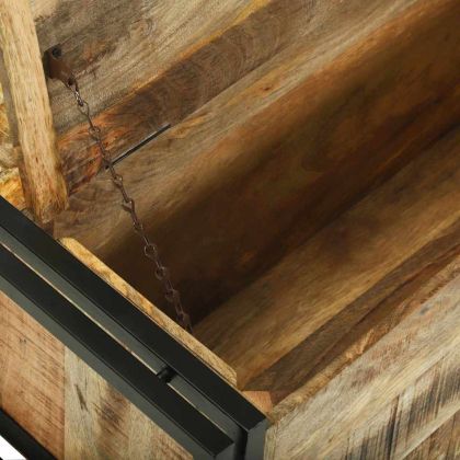 Масичка за кафе Кафяво 90 x 50 x 38 см Солидно мангово дърво