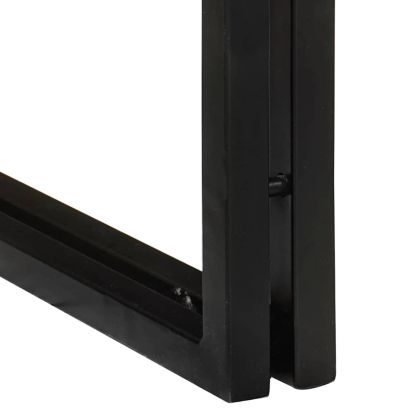 Н nesting маса 3 pcs Солидно грубо мангово дърво и метал