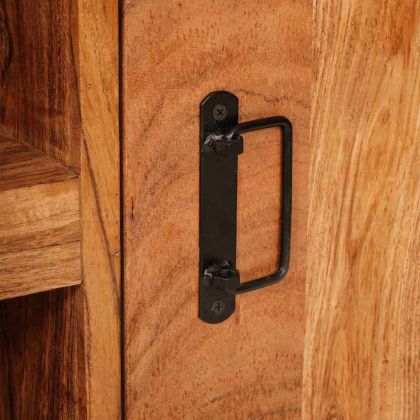 ТВ шкаф Кафяво 120 x 30 x 50 cm Акациево дърво масив