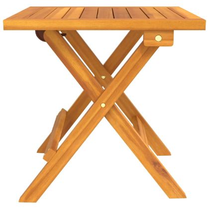 Шезлонг 2-човек 3 pcs Кафяво Масивна акациева дървесина