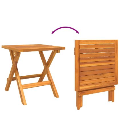 Шезлонг 2-човек 3 pcs Кафяво Масивна акациева дървесина