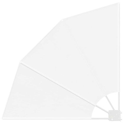 Прозорец за балкон Бяло 115 x 115 см текстил